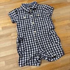 baby GAP チェック柄ロンパース 12-18ヶ月のサムネイル