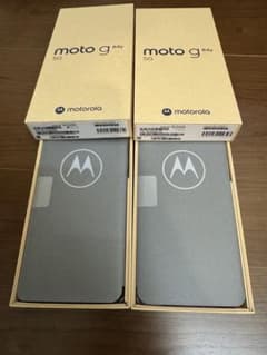 【新品未使用品】simフリー　moto g64y 5G　ブラックとクリーム計2台のサムネイル