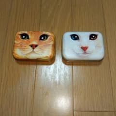 猫デザイン 空き缶 2個セットのサムネイル