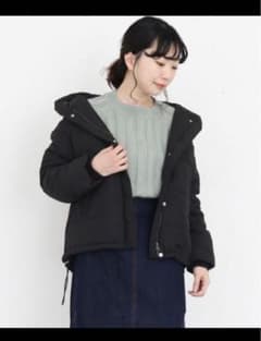 美品　kbf ダウン　フード付　ブラックのサムネイル