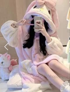 マイメロディ 着ぐるみ パジャマ フリースのサムネイル