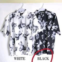 Drug honey スケルトンテディ 半袖 シャツ BLACKのサムネイル