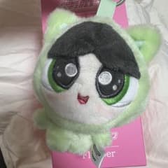 고양이 버터 컵 파워 퍼프 걸스 UruUru Plush Charm