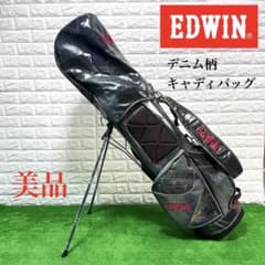 希少　可愛い　EDWIN キャディバッグ　スタンド式　軽量　美品　ユニセックス 希少 可愛い EDWIN キャディバッグ スタンド式 軽量 美品 ユニ