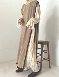 ニットロングベストのサムネイル