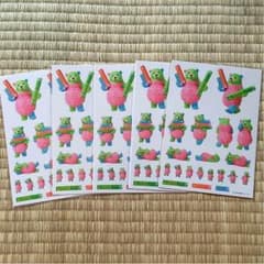 サランラップクマ シール5枚setのサムネイル