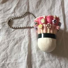 ハンドメイド  キーホルダー  バドミントンのサムネイル