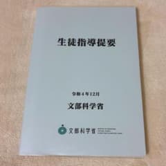 生徒指導提要 文部科学省 令和4年12月のサムネイル