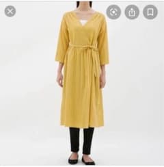 【SATI 様専用】GU カシュクールガウン Sサイズのサムネイル
