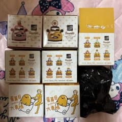 サンリオ　ぐでたま　台湾　ファミマ　コラボ　限定　ミニカー　収納BOXセット サンリオ ぐでたま 台湾 ファミマ コラボ 限定 ミニカー 収納BOXセット