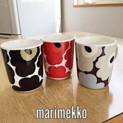 マリメッコ ウニッコ マグカップ 3色セットのサムネイル