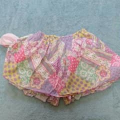 size130 KP パッチワーク風キュロットのサムネイル