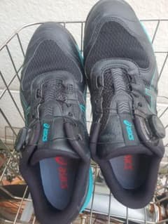 asics 安全靴 ブラック/ターコイズのサムネイル