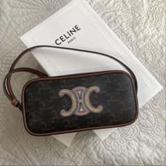 新品未使用】CELINE トリオンフ ミニカメラバッグ サブバッグ スマホ 