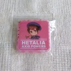 ヘタリア 日本 スパコミ限定 ミニスクエア 缶バッジ セーラー服 ラッパ