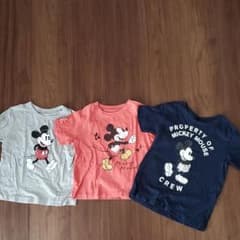 UNIQLO 100☆半袖Tシャツ　美品 3枚セットのサムネイル
