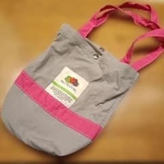 FRUIT OF THE LOOM トートバッグ グレー/ピンクのサムネイル