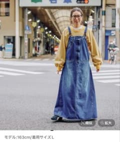 ニコアンド[be with M] Misayo ミリコレサロペット Lサイズのサムネイル