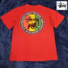 80s OLD STUSSY ラスタ王冠ライオンTee 希少黒タグ(汚れ有り) - メルカリ