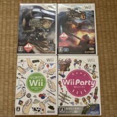 Wii 몬스터 헌터 G 외 4개 세트