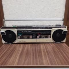 ジャンク SANYO MR-WU4MKIII ダブルカセットレコーダー ラジカセ