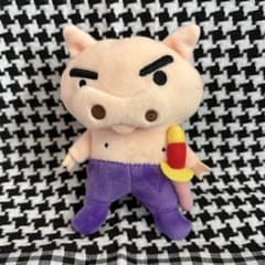 크레용 신짱 봉제인형 마스코트 부리부리자에몽