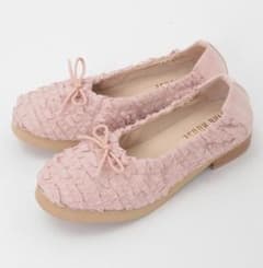 ピンクハウス♡新品♡ピコフリル使いバレエシューズ♡Mサイズ テディ
