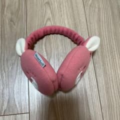 mont-bell キッズ イヤーウォーマー ピンク　ウサギのサムネイル