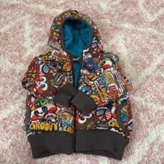 キッズ　ベビー　ダウン　グラグラ　90センチのサムネイル