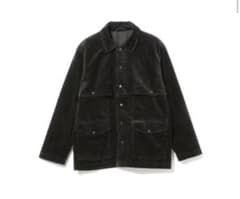 R*H様 B:MING by BEAMS コーデュロイブラックジャケット Lのサムネイル