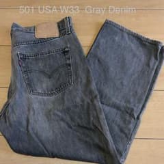00年代最終アメリカ製　Levi's 501 USA W33のサムネイル