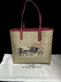 コーチ COACH トートバッグ リバーシブル 91011 バレンタイン限定 