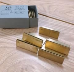 BRASS CARD STAND 真鍮製カードスタンド12個入のサムネイル