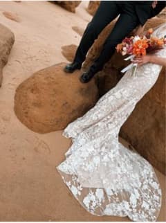 ウエディングドレス　結婚式　ロケーションフォト　マーメイドドレス　ブライダルのサムネイル
