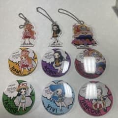 TGC熊本　ONE PIECE　コラボカフェ限定　缶バッジ　アクリルキーホルダーのサムネイル