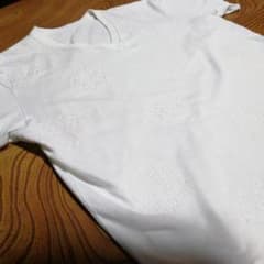 刺し子 ホワイトVネックTシャツのサムネイル