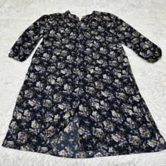ジーユー GU シャツワンピース 花柄 Mサイズ トップス