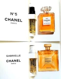 【美品】シャネルガブリエルシャネル　香水セット CHANEL♡No.5＆ガブリエルシャネルエッセンスサンプルセット - メルカリ