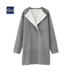 g.u. ダブルフェイスニットコートのサムネイル