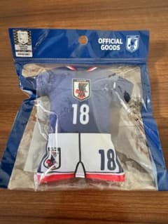 サッカー日本代表 上田綺世 ユニフォーム型クッションキーホルダーのサムネイル