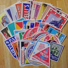 トラベルステッカー/シール/旅行風ステッカー(セット)のサムネイル