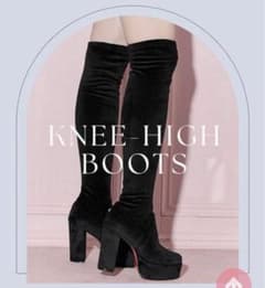 New美脚♡ニーハイブーツ ミシェルマカロン - メルカリ