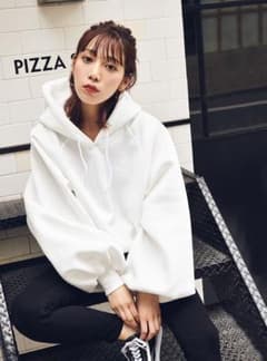 GRL 裏起毛スエットオーバーサイズパーカーのサムネイル