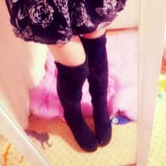 超美脚♡黒ニーハイブーツ♡23㎝/Mのサムネイル