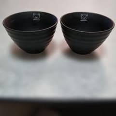 リラックマ 飯碗 2個セット ブラックのサムネイル