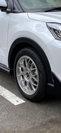 大阪出品　激レア　4穴　ダイハツ　ロッキー　ライズ　 BBS RG-R ホイールのサムネイル