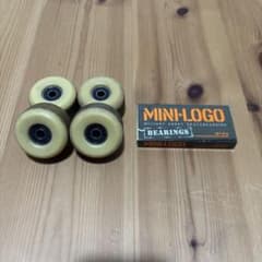 SMブランクスウィール　MINI-LOGO ベアリング おまけウィールつきのサムネイル