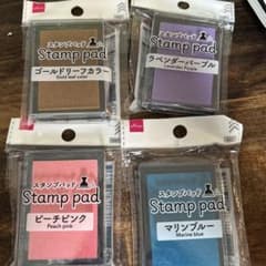 スタンプパッドセット 4色のサムネイル