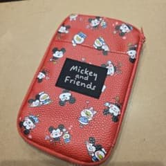 Mickey and Friends ポーチ レッドのサムネイル