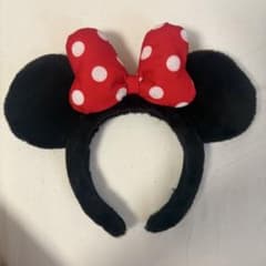 ディズニー ミニー カチューシャ 赤ドットのサムネイル